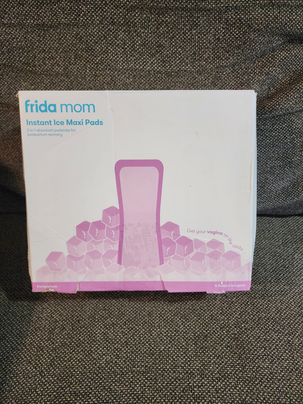 Frida Mom Instant Ice Maxi Pads - Pink & White Pack